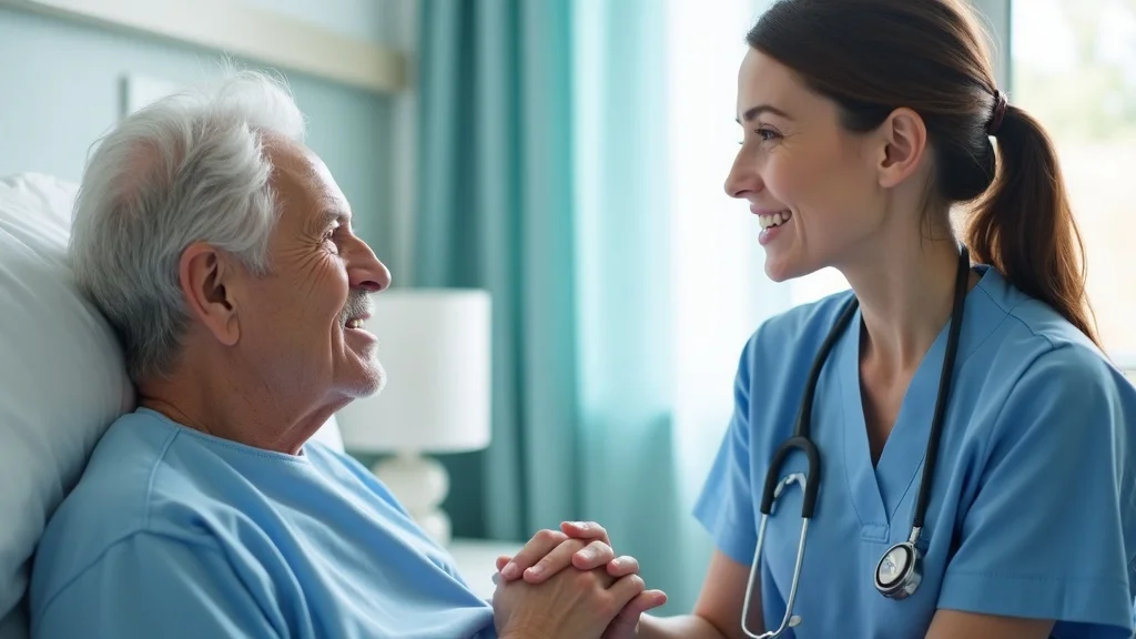 Professional nurse providing quality patient care through last minute nurse staffing solution